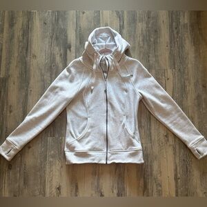 Lululemon Full Zip Scuba with Hood - Size 8 (soft grey)